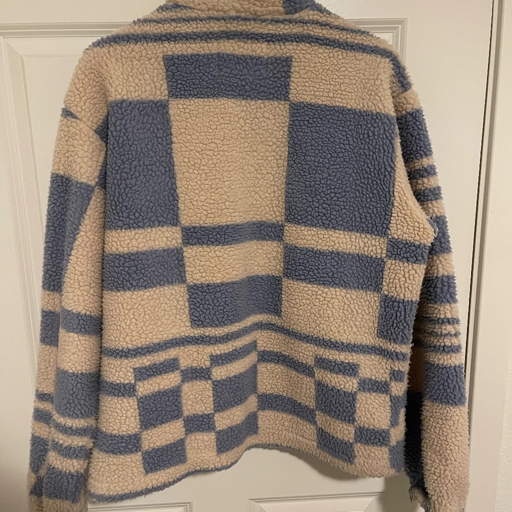 UO Sherpa Plush Zip Jacket - Picture 5 of 6